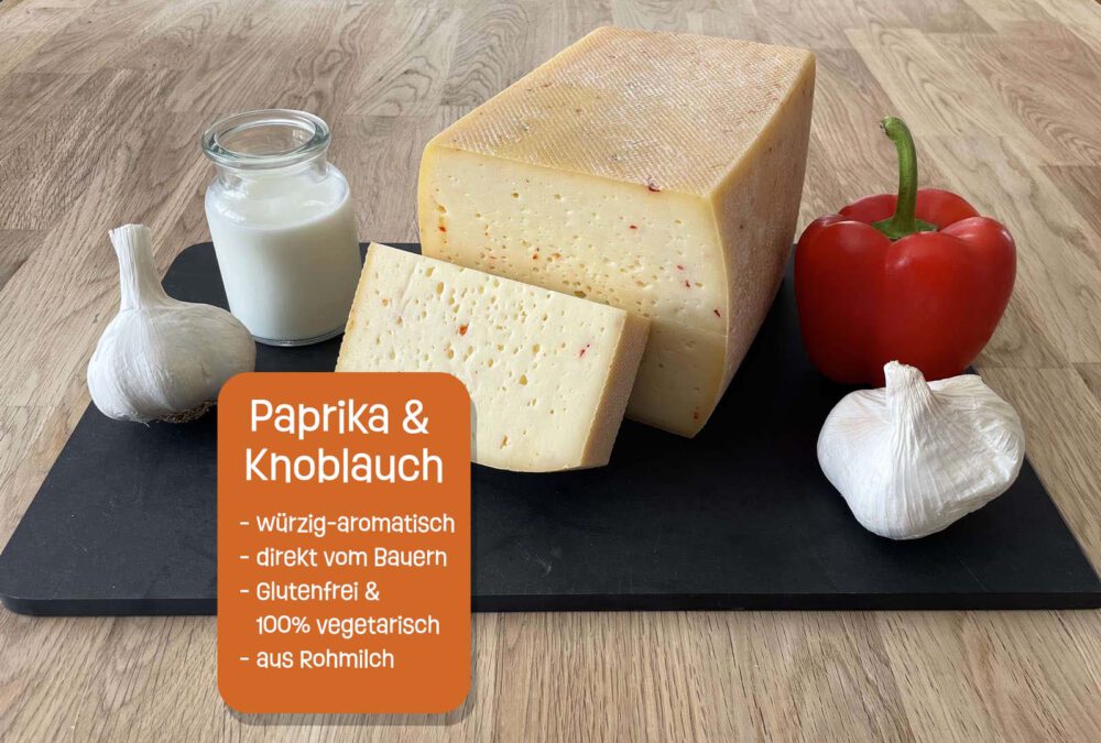 Schnittkäse - Paprika & Knoblauch
