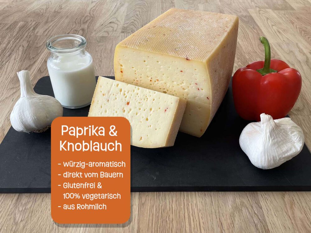 Schnittkäse - Paprika & Knoblauch