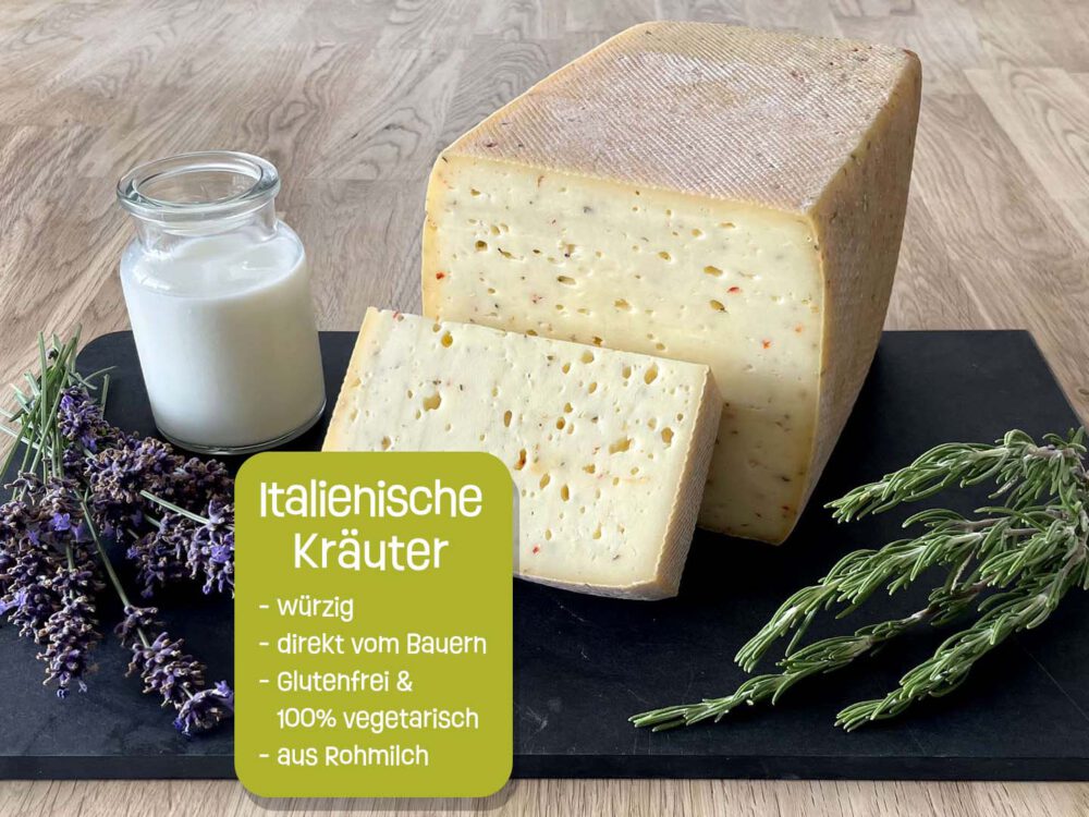 Schnittkäse - italienische Kräuter