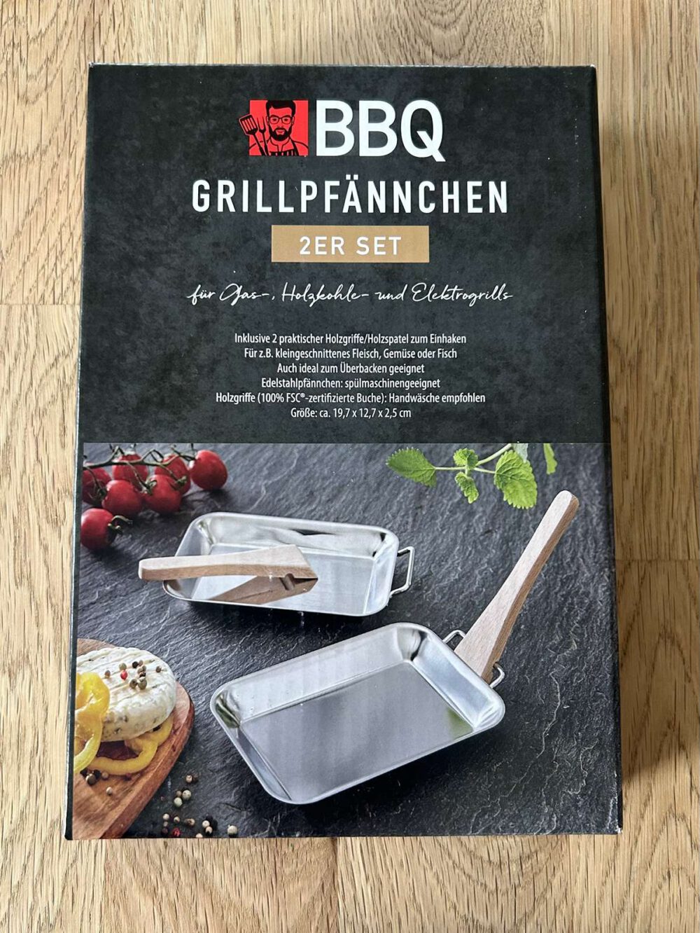 2er Grillpfannen-Set